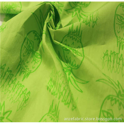 100%cotton poplin printed fabric popular sale for garment